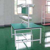 Mesa de Trabajo para Línea de Ensamblaje ESD, Herramienta de Taller Antiestática, Banco de Trabajo Portátil para Reparación de Computadoras