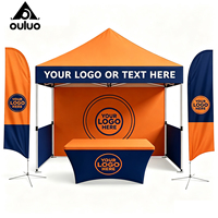 Tente de salon professionnelle personnalisée 3x3M 3x4.5M 3x6m, robuste, imperméable, avec structure en alliage d'aluminium, pop-up publicitaire pour intérieur et extérieur, marché