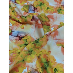 Vải áo dài Việt Nam 120gsm, thoáng khí, chống nhăn, in hoa, dệt nhẹ, dùng may trang phục - vải gấm - Product Image 5