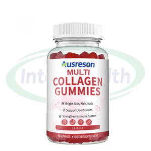 Ausreson 할랄 콤플렉스 콜라겐 미백 거미 곰 I Ii IIi <span class=keywords><strong>Iv</strong></span> X 헤어 스킨 및 손톱 보충 멀티 콜라겐 구미 - Product Image 2