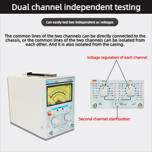 Longwei <span class=keywords><strong>322</strong></span> Millivoltímetro Digital de CA - Medidor de Voltaje Digital de Doble Canal de Alta Precisión con Puntero Único/Doble - Product Image 4