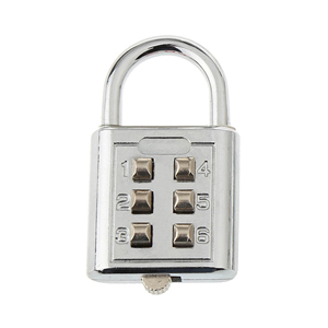 CH-600 CJSJ push button combination 6 digitals padlock - Product Image 1