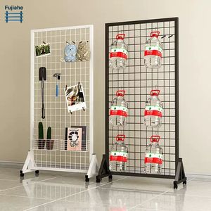 Espositore a griglia portatile da 100 cm su ruote |   Espositore Pieghevole per Stand Fieristico e Bancarella Pop-up - Montaggio Rapido - Product Image 4