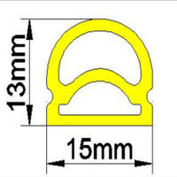 D Modèle 1513 Tube LED en Silicone Flexible pour Bande de 10mm Effet Néon Éclairage Intérieur/Extérieur Décoration
