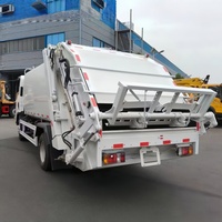 Camion compacteur de déchets ISUZU 4x2 à chargement arrière 8 m³ Diesel Manuel Télécommandé Véhicule de collecte des ordures LHD RHD en option