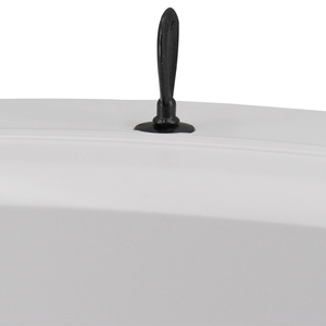 Distributeur de papier <span class=keywords><strong>toilette</strong></span> mural moderne en plastique ABS blanc à double rouleau de grande taille pour usage hôtelier CD-8032A - Product Image 4
