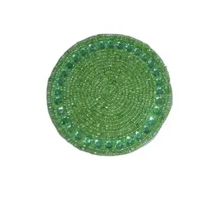 Sous-verre en perles de verre faites à la main pour le thé, le café et les boissons sont disponibles dans d'autres couleurs. - Product Image 1