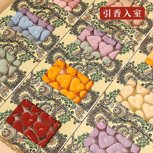 Heart Shaped Scented Tea Lights 3 Hour Burn Time Soy Wax Indoor Home Decoration For Valentine'S Day - Product Image 2