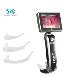 3-Zoll-LCD-Video-Laryngoskop mit 3 Größen Blade Factory Price Krankenhaus Medizinische Ausrüstung für erwachsene und pädiatrische Neugeborene