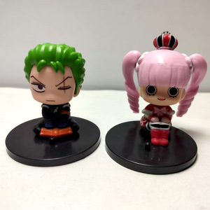 Ensemble de figurines d'action en gros, 8 pièces, figurines d'anime mignonnes, <span class=keywords><strong>Luffy</strong></span>, <span class=keywords><strong>Ace</strong></span>, <span class=keywords><strong>Sabo</strong></span>, Zoro, figurines d'action d'anime, modèle de jouet - Product Image 3