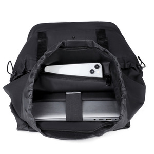 Men's Backpack Large Capacity 20-35L Multi-Functional Waterproof Outdoor Commuting Solid Color Detachable Straps - Product Image 4