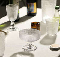 Verres à vin vintage transparents de couleur unie en gros, fabriqués à la machine, avec pied croisé, pour mariage