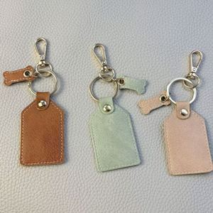 Llavero de Cuero PU Estilo Vintage con Marco para Fotos de Mascotas, Bonito Soporte para Fotos, Colgante de Moda para Bolsos, para Amantes de las Mascotas - Product Image 4