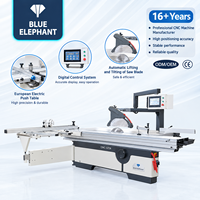 Scie à panneaux numérique CNC-32TA à table coulissante de 3200 mm avec moteur à dissipation thermique rapide pour un travail continu