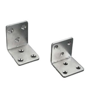 Soporte de Ángulo Recto en Forma de L para Estantes, Conector de Acero de 90 Grados, Herraje de Refuerzo para Muebles, Acero Laminado en Frío, Duradero - Product Image 2