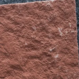Yeni malzeme paslanmış kırmızı duvar paneli kaplama dekorasyon iç ve dış mekanlarda kolay kurulum dekorasyon esnek granit taş