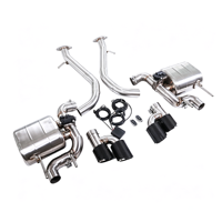 Système d'échappement spécifique pour Lexus IS250 IS350 2.5L 3.5L avec silencieux à double valve, embouts quadruples en acier inoxydable 304, tuyau arrière de l'axe