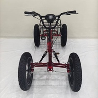 Quadricycle tout-terrain 4 roues OEM Jacaranda 20*4.0 à pneus larges – Vélo de plage adulte pour neige et sable avec panier de chargement