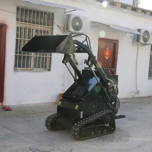 Reliable Hydraulic Mini Compact <b>Wheel</b> Skid Steer <b>Small</b> Track Skid Steer for Garden Farm Construction Use Attachments Now - Product Image 2
