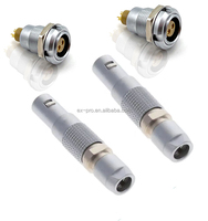 M7 00B Series Conector de transmisión de audio y video de latón 2pin 3pin 4pin 5pin Circular Mini conector macho hembra de bloqueo