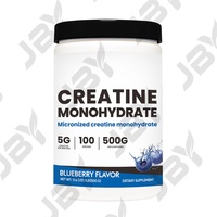 Poudre de créatine micronisée de haute pureté JBY pour la force musculaire, l'endurance et le soutien des performances athlétiques