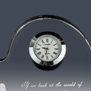 DT-R099 Horloge de bureau en cristal 3D en forme de cœur - Décoration élégante pour la maison et cadeau romantique pour la Saint-Valentin, un mariage <span class=keywords><strong>ou</strong></span> un anniversaire - Product Image 6