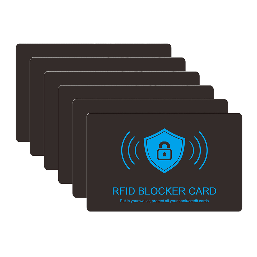 Pack de 100 Blocage RFID Carte de Protection Sécurisée RFID Carte Portefeuille Bouclier Protecteur Bloqueur