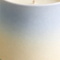 Bougie parfumée en cire de soja non toxique, en céramique avec glaçure dégradée de luxe moderne, pour aromathérapie et décoration intérieure