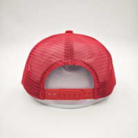 Gorra unisex de 5 paneles con visera plana, bordado de fieltro de hojas de peces tropicales, parte trasera de malla de lona y jersey, a rayas, de alto rendimiento, de forro polar, para exteriores.