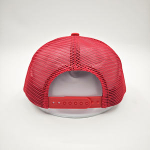 Gorra Snapback de 5 Paneles con Visera Plana, de Rendimiento, con Malla Trasera, de Tela de Lona, con Parche Bordado de Fieltro de Pez Tropical, Unisex, de Fábrica - Product Image 5