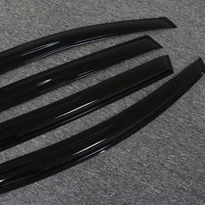 KQD Vente en gros Déflecteur de vent pour vitres de voiture, garniture décorative en PC, pare-soleil pour Honda Civic 2017 et modèles ultérieurs - Product Image 3