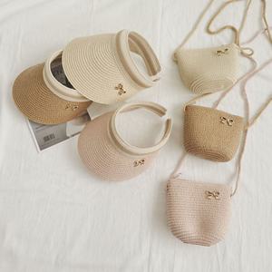 En gros Ensemble de chapeaux et casquettes d'été en papier et paille pour bébés, enfants et tout-petits, incluant casquettes à visière et chapeaux-sacs - Product Image 1
