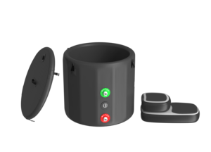 Baignoire gonflable d'extérieur <span class=keywords><strong>pour</strong></span> une personne, nouvelle baignoire de massage <span class=keywords><strong>ronde</strong></span> portable, gain de place vertical, Ambohr - Product Image 4