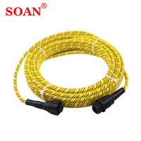 SOAN détecteur de fuite d'eau câble de détection de fuite de corde capteur de détection de ligne avec prise 3.5mm