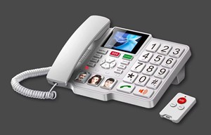 Téléphone de bureau pour personnes âgées à numérotation unique à gros boutons/téléphone <span class=keywords><strong>sans</strong></span> <span class=keywords><strong>fil</strong></span> <span class=keywords><strong>fixe</strong></span> 4G LTE avec WiFi - Product Image 2