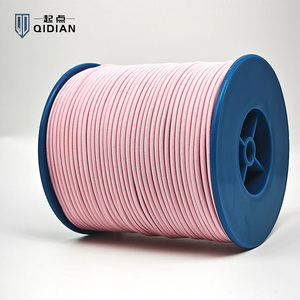 Ánh Sáng Màu Hồng 3Mm Cao Su Mềm Đàn Hồi Sốc Dây 250% Phản Quang Đa Năng 3.5Mm Đen Đàn Hồi Dây Cáp - Product Image 5
