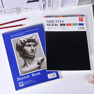 Set de Cuadernos de Dibujo, 20 Hojas, Encuadernación en Espiral, Papel de Dibujo Blanco sin Ácido de 68 lb (100 g/m²), Pintura Gouache <span class=keywords><strong>para</strong></span> Niños - Product Image 1