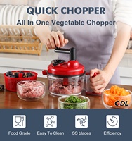 Draagbare Salade Keukenmachine Groente Chopper Knoedel Vulmachine Vleesmolen