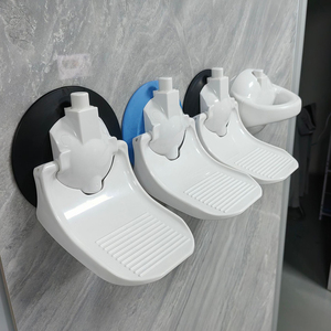Venta al por mayor baño Pedal montado en la pared ducha reposapiés potente ventosa pedicura reposapiés para Home Hotel - Product Image 3