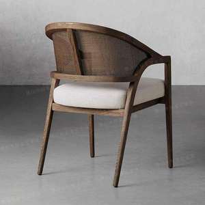<span class=keywords><strong>Chaises</strong></span> <span class=keywords><strong>de</strong></span> salle à manger en rotin <span class=keywords><strong>de</strong></span> haute qualité, style français, pour salle à manger, restaurant, café - Product Image 5
