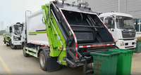 Camion compacteur de déchets municipaux Dongfeng 6CBM 4x2 Diesel à chargement arrière pour le nettoyage des rues urbaines