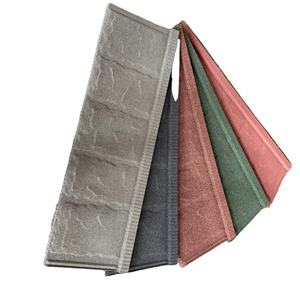 Tuiles de toit en <span class=keywords><strong>ardoise</strong></span> imperméables de style chinois, design moderne, couleurs personnalisées, matériau en pierre revêtue pour la construction de maisons et d'appartements - Product Image 5