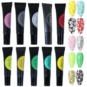 2021 new 10colour custom nail design art Transfer Printing gel set nail polish expand uv gel kit suppliers