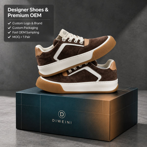 Zapatos de Diseñador de Lujo para Hombre y Mujer, Zapatos para Caminar de Gamuza Marrón de Alta Calidad, Zapatillas Casuales, Zapatillas Deportivas, Nuevas - Product Image 1