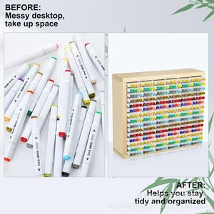 Tùy biến thiết kế chữ viết tay trẻ em gỗ tùy chỉnh hiển thị bút đứng chủ cho bàn - Product Image 4