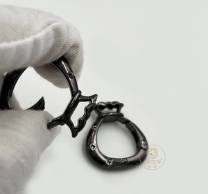 친환경 금도금 합금 버클 트렌디한 스프링 스냅 훅 럭셔리 가방 장식용 오픈형 스위블 스트랩 로브스터 클립 - Product Image 3