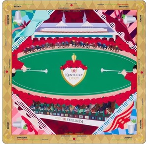 Tapis de table de mahjong en microfibre de style américain 800x800mm, design moderne et pliable de luxe pour le <span class=keywords><strong>poker</strong></span>, les jeux de société et les jeux de cartes - Product Image 2