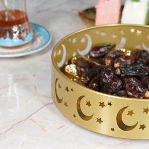 Panier-cadeau Ramadan en métal écologique, nouveau design, vente chaude, pour la maison, la cuisine, le stockage de fruits secs et de bonbons - Product Image 2
