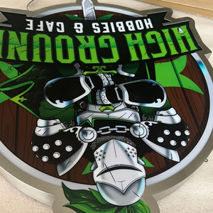 Chất Lượng Cao Tùy Chỉnh Acrylic Sáng Bóng Logo Treo Tường Thư Hộp Đèn Đầy Màu Sắc Sáng Dấu Hiệu Cho Các Bệnh Viện Và Trường Học - Product Image 2