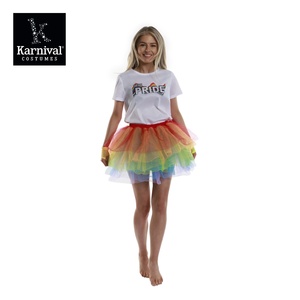 ODM Venta al por mayor Vestido <span class=keywords><strong>de</strong></span> tutú <span class=keywords><strong>de</strong></span> arcoíris para mujeres adultas para fiesta Actuación Carnival Pride Ride Disfraces <span class=keywords><strong>de</strong></span> TV y películas PRIDE <span class=keywords><strong>TUTU</strong></span> - Product Image 4